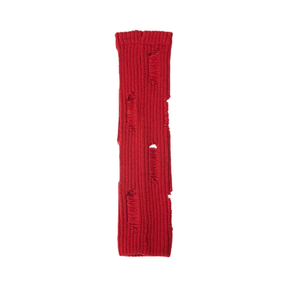 

Knit Weave Red New Year Leg Warmers Chinese New Year 36/38/43cm Long Tube Sock Zodiac Year Socks Good Luck Warm Knee Sleeve