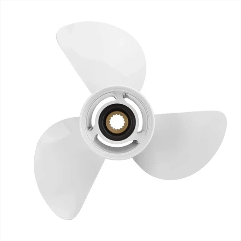 المروحة 13X19 مناسبة لمحرك ياماها الخارجي 50Hp 60Hp 75Hp 80Hp 115Hp 130Hp الألومنيوم 15 العمود الفقري Rh 6E5-45941-00-El