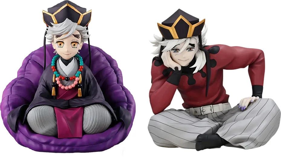 Bandai Auf Lager Anime Demon Slayer Yaiba Doma Noodle Stopper Figur PVC-Modell Sammlerstück Actionfigur Spielzeug für Weihnachtsgeschenke