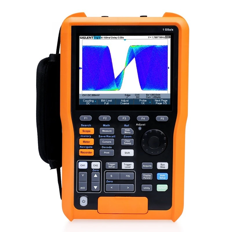 

Handheld oscilloscope multimeter 200M bandwidth portable spectrum analyzer isolation five-in-one