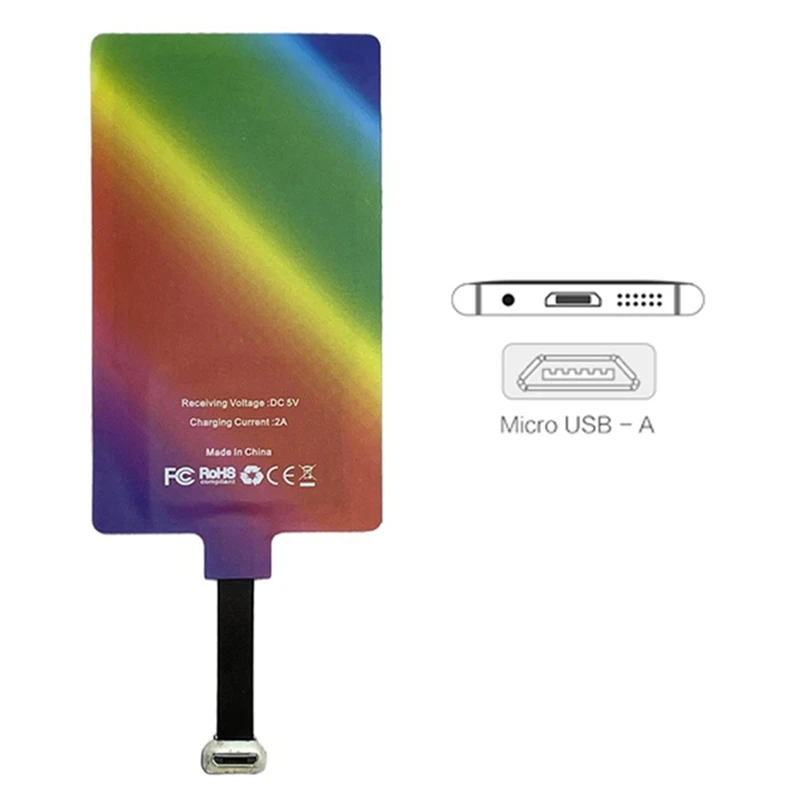 10W 5V 2A Módulo receptor de carregamento sem fio Porta universal para Android Qtandard Durável (MICRO-A)