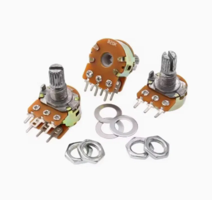 100PCS WH148 B 1K 10K 20K 50K 100K  500K IM Ohm 15mm Single potentiometer