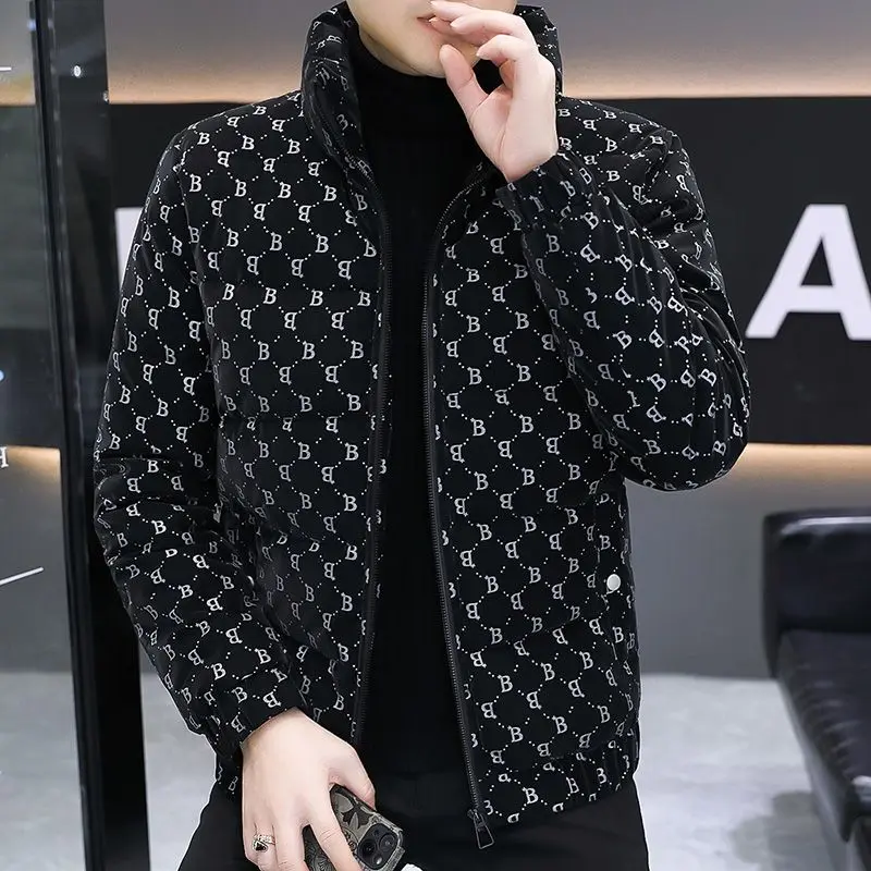 

Men's autumn and winter new trendy handsome tops Men's jackets Fashion versatile cotton clothes