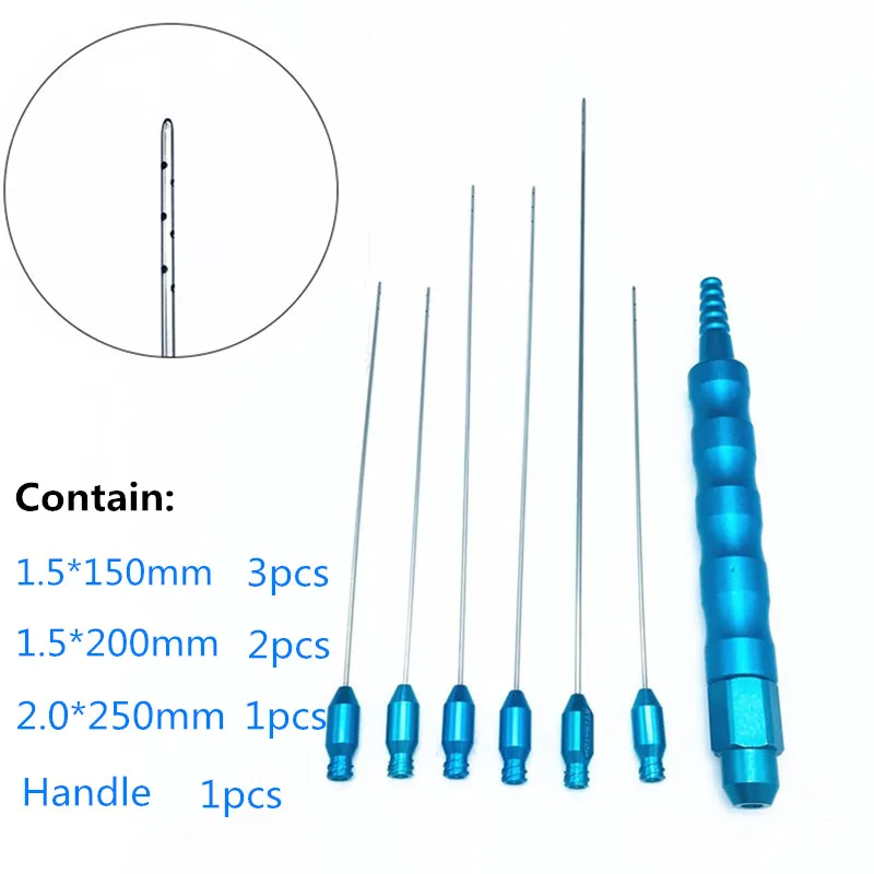 

Water Injector Infiltration Cannulas Liposuction Cannula Set Fat Aspiration Needles Liposuction Tools