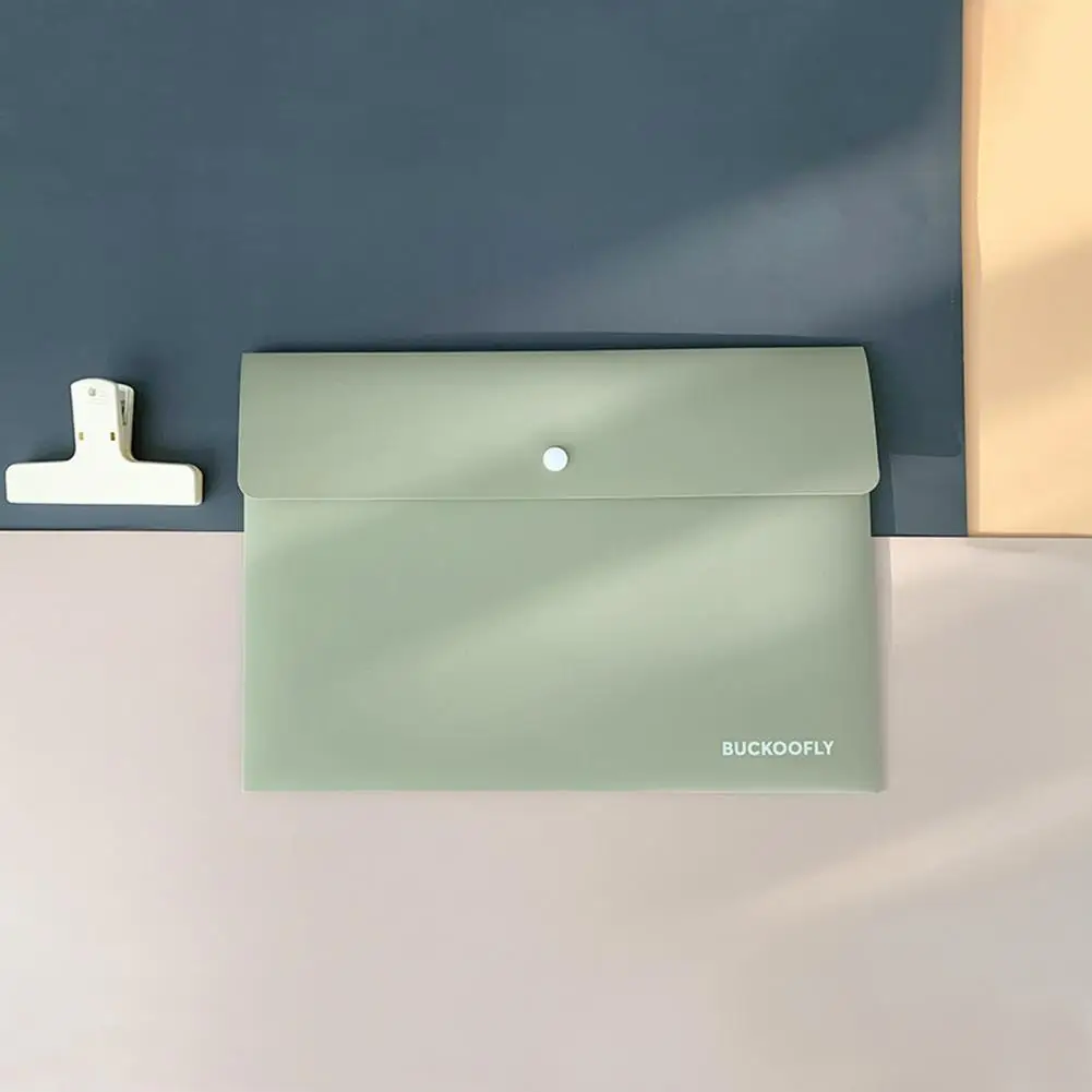 File Holder Transparent Visual File Storage Holder Office Supplies Waterproof  Excellent A4 Size Envelope Expanding File Folder