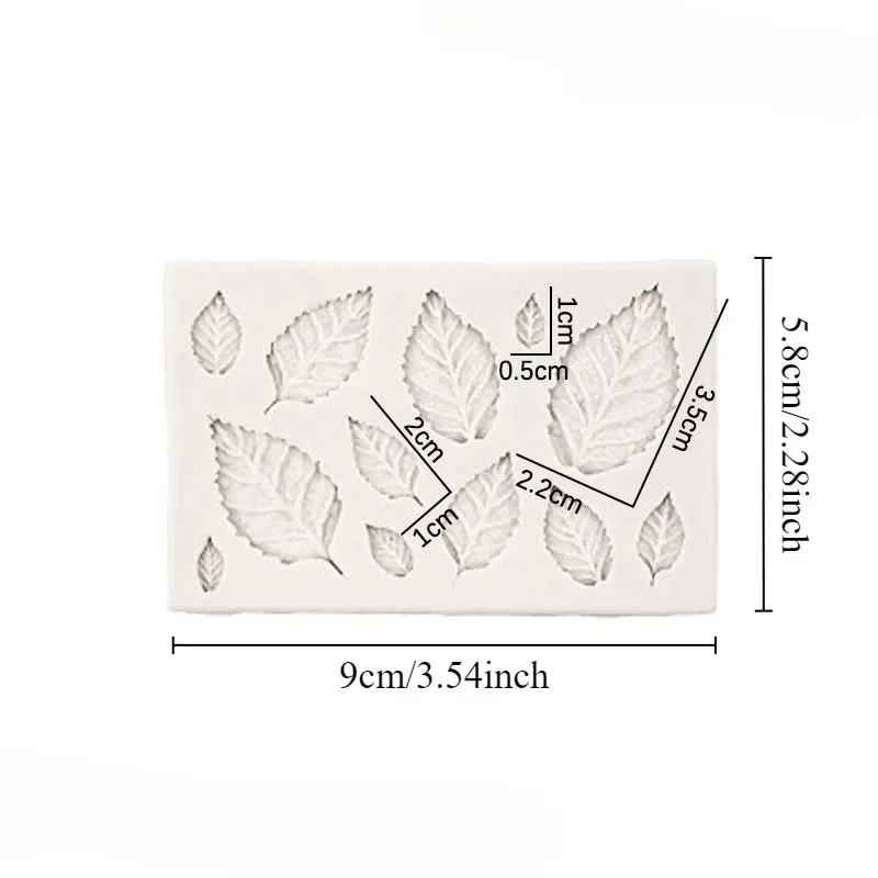 1Pc Maple Leaf Shape Silicone Molds for Chocolate Pudding Fondant Baking Tools Leaf Design Kitchen Craft