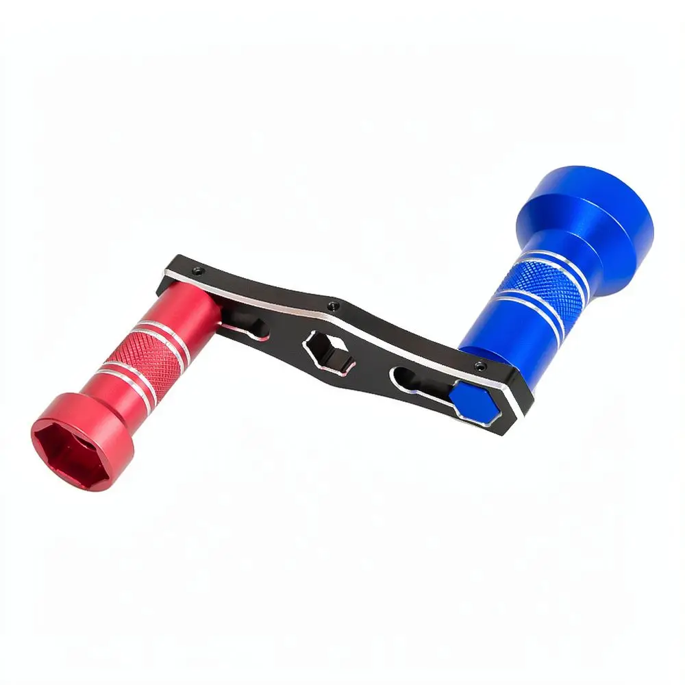 RC Car Maintenance Tool Hex Nut Socket Wrench 17mm 24mm Interchangeable Sleeve For 1 8 1 10 Off Road Vehicle Repair Kit