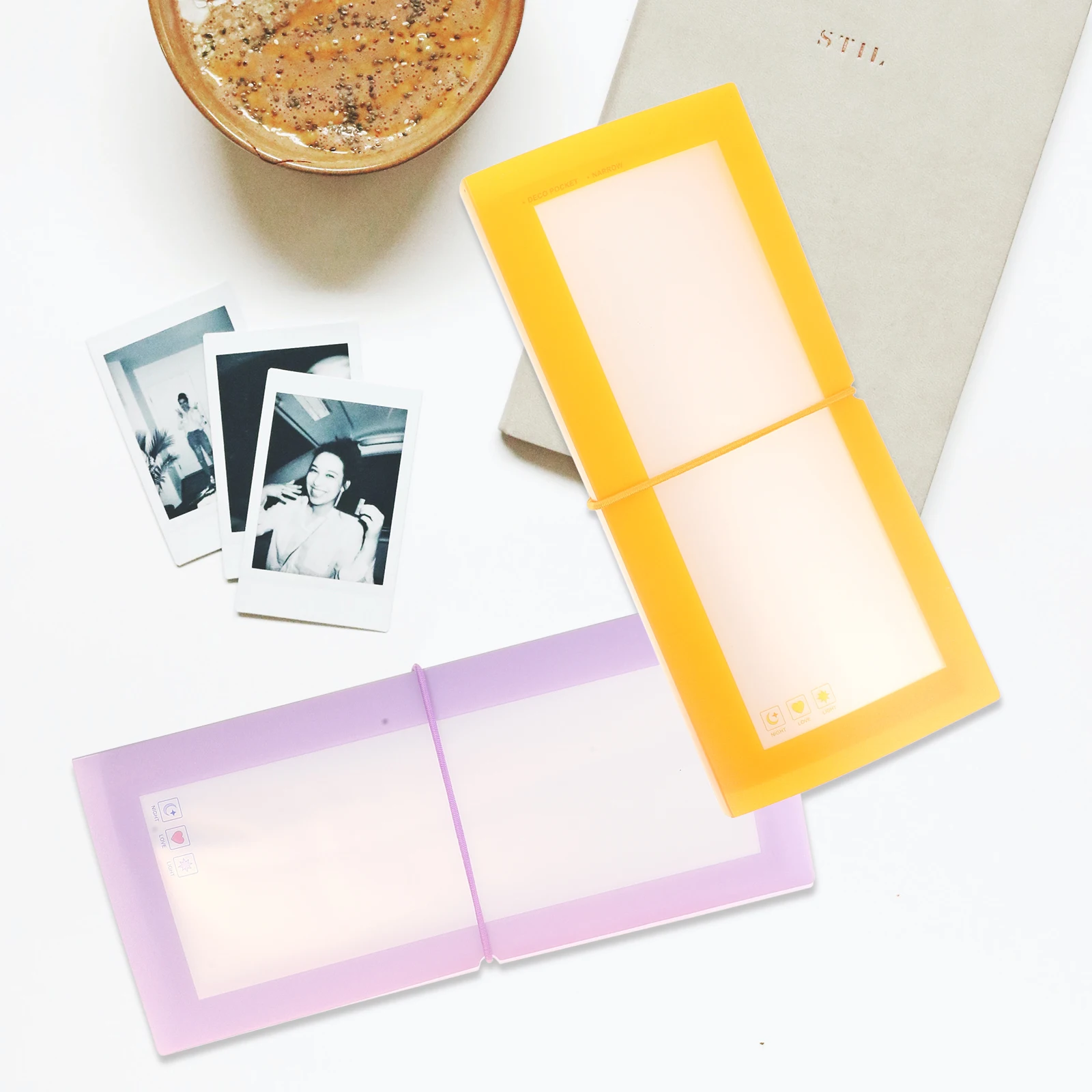 

2pcs Sticker Storage Album Large Capacity Protect Sheets Store Different Sizes Stickers Tickets Photos Books Small Items