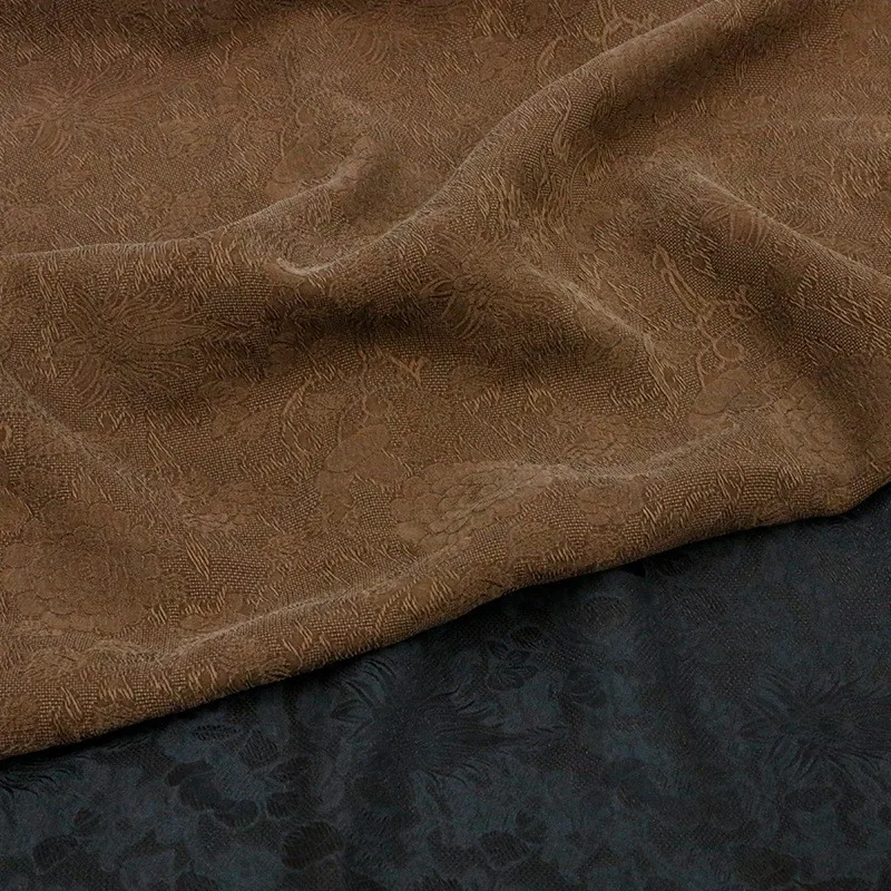 ผ้าไหมลายดอกไม้แบบเจาะรู กลิ่นหอม สีสันสดใส เหมาะสำหรับตัดเย็บเสื้อฮั่นฝู ชุดกี่เพ้า สไตล์จีน ผ้าไหมคุณภาพสูง