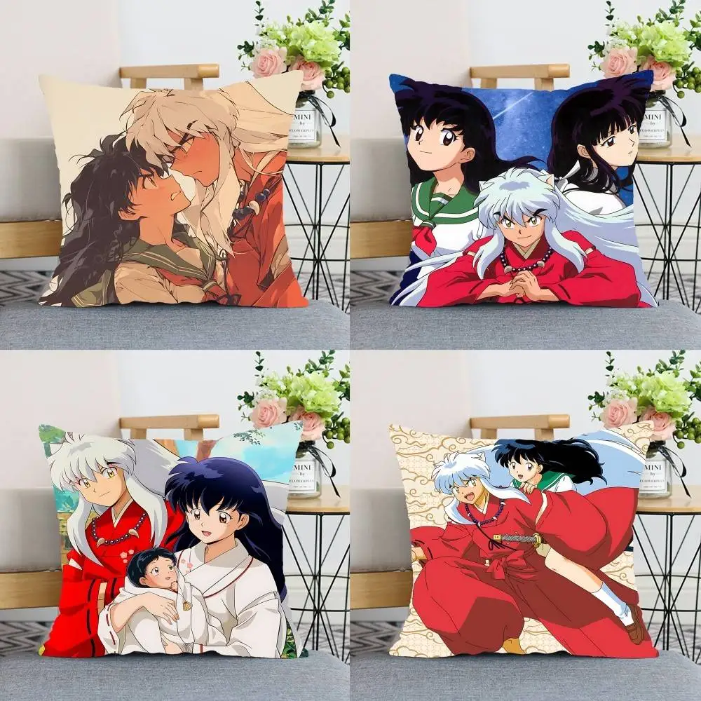 

Anime Cartoon I-Inuyasha Pillow Case Soft Decorative Pillow Covers Sofa Cushions For Living Room Cozy Ornamental Throw Pillows