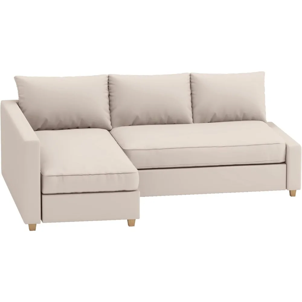 

Durable Polyester Flax Friheten Sleeper Sofa Cover Replacement is Compatible for IKEA Friheten Sofa Bed Corner Sectional Slipcov