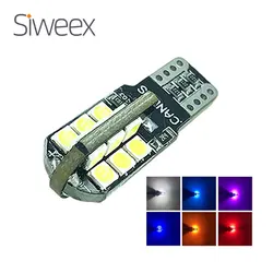 W5W T10 24 SMD 3030 Car LED Lamp Canbus Error Free Parking Reading Lights License Plate Bulbs Car-Styling White 12V