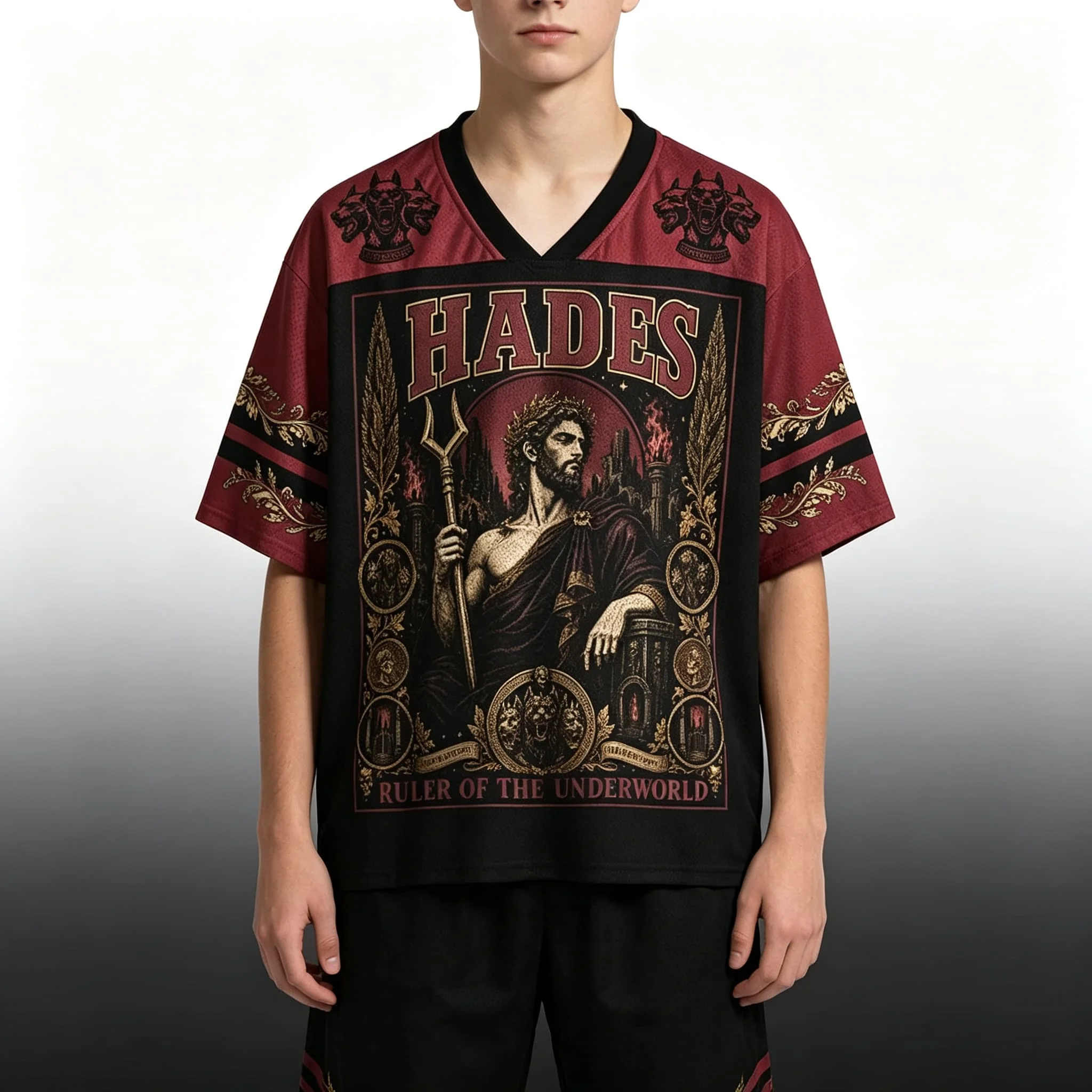 Black Series Mythical God Mesh Sportswear Clothing Women's Tshirt Kids Tshirt Top Vneck Short Sleeve Quick Drying Men's T Shirt