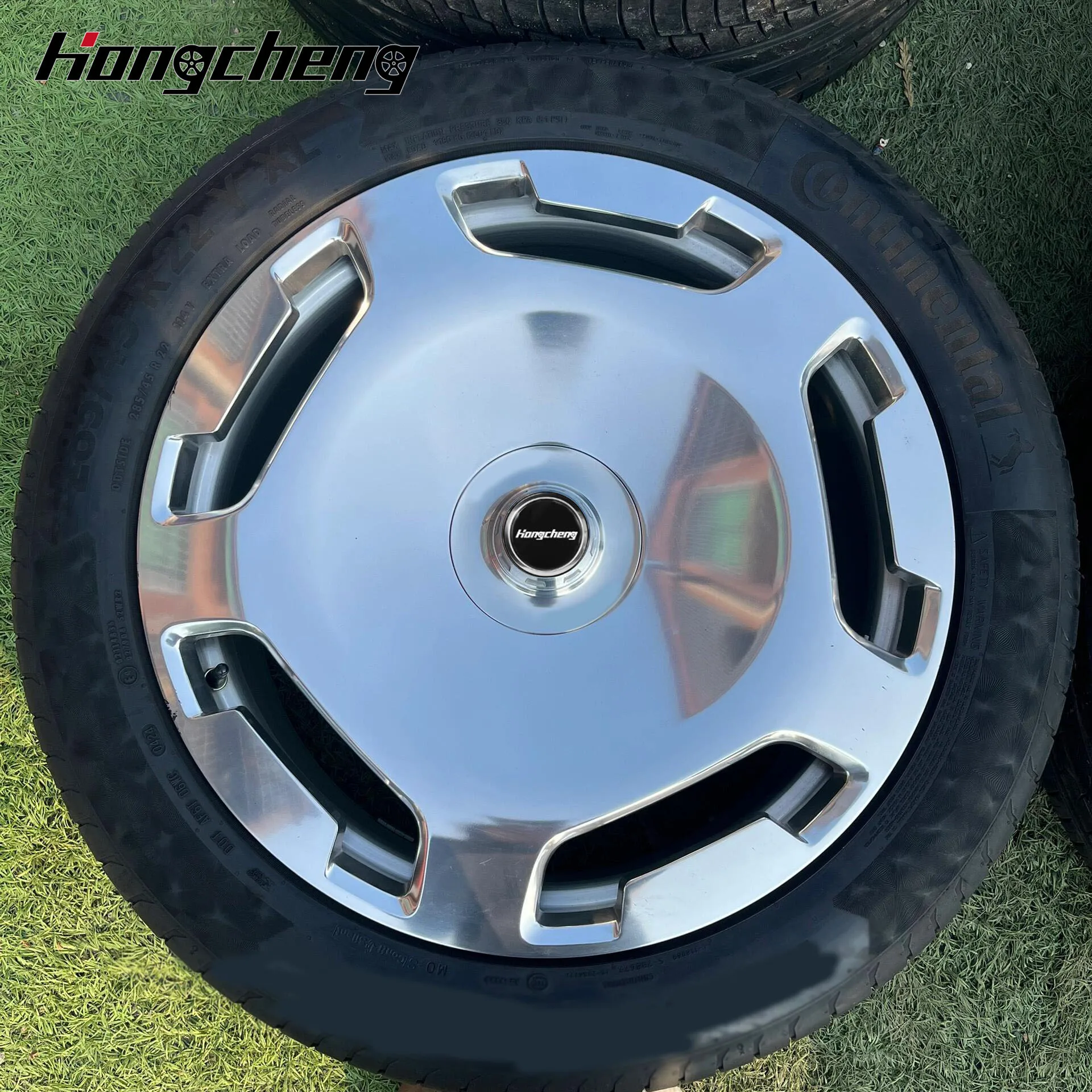 4x100 5x100 5x112 5x114,3 17 18 19 20 21 22 23 24 pulgadas 6061 ruedas pulidas de plato profundo de aleación forjada para AUDI Benz