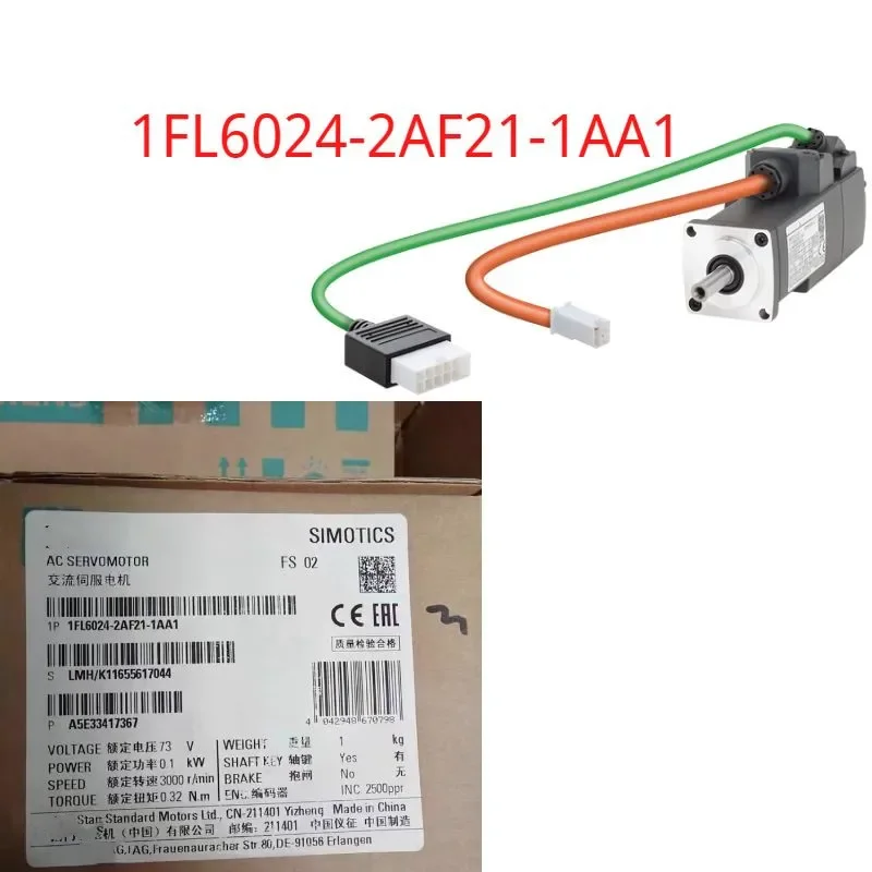 

1FL6024-2AF21-1AA1 Brand new SIMOTICS S-1FL6 Motor, LI, SH20, TTL 1FL6024 2AF21 1AA1