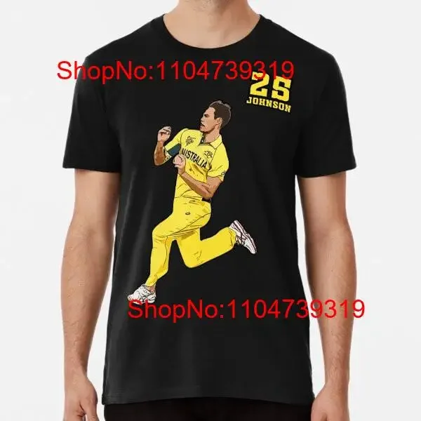 Mitchell Johnson jugador de Cricket australiano S a 5XL hecho en AU EE. UU. Camiseta vintage lavada para uso diario Unisex