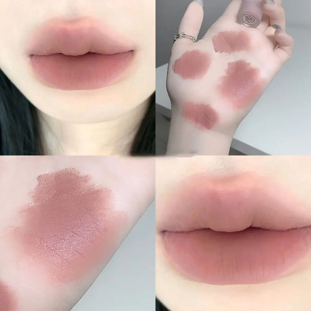 Matte Kawaii Lipgloss Langdurige Zijdeachtige Paddestoel Hoofd Lippenstift Tint Niet Vervagende Make-Up Cosmetische Lippenstift Valentijnsdag Geschenken