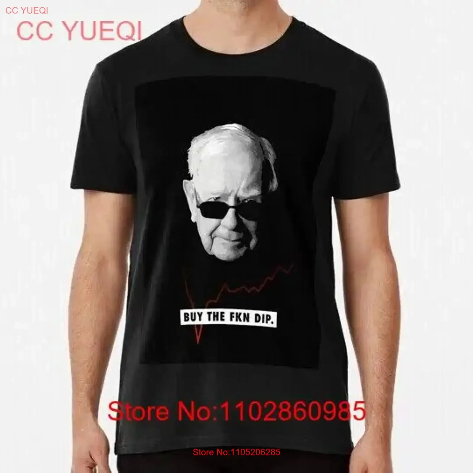 Warren Buffet Buy the Fkn Dip S to 5XL Made in USA T Shirt vintage Washed Comfortable Soft graphic Stylish Casual