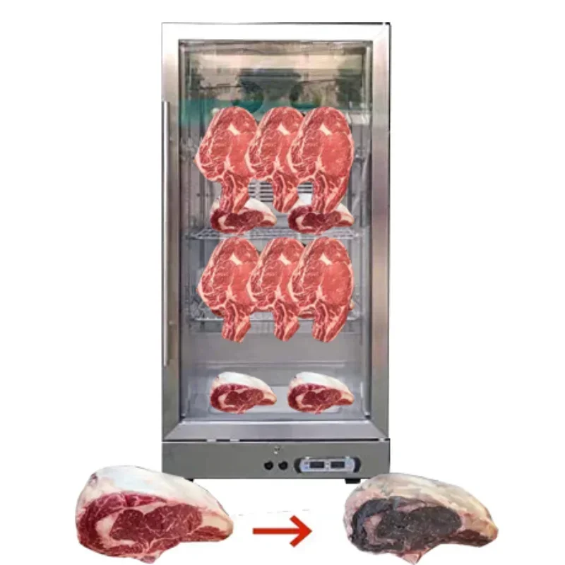 dry beef Aging Refrigerator/Dry Aged Meat Aging Refrigerator Cabinet/Household Beef Display Fridge