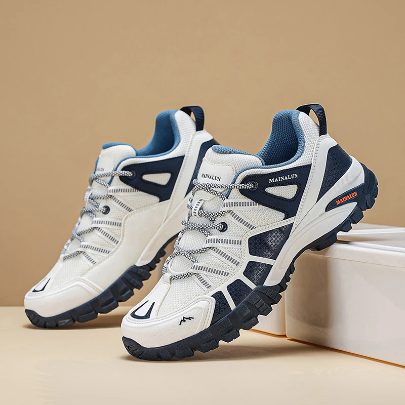 

Мужская обувь для активного отдыха и горного туризма, с хорошей противоскользящей подошвой, повседневная и удобная, подходит для ежедневной носки, офиса, активного отдыха.