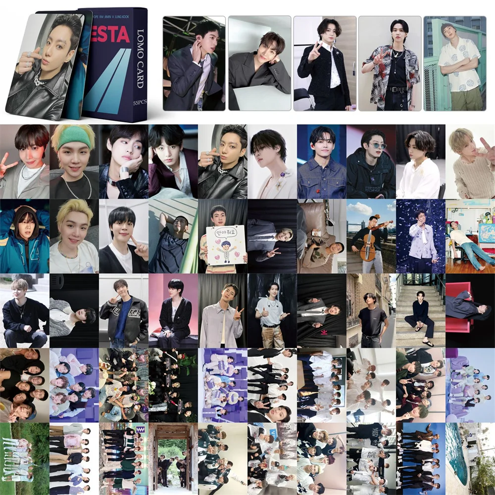 アーミー用フォトカード、フェスタカード写真、スガ、v、jk、lomcard、rm、jjin、jimin、hope、、2024