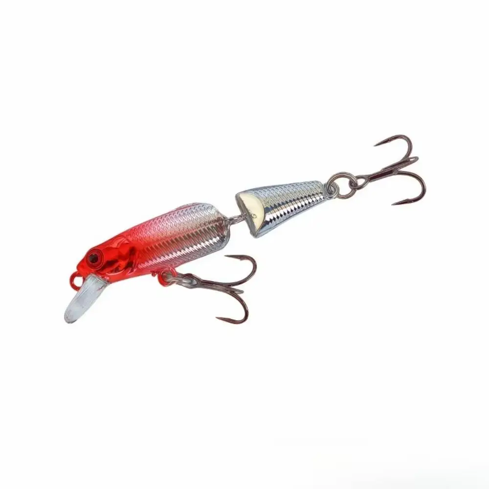 4.2g/6cm Multi-Segment Minnow Lure Red-Eyed Bass Imitation Baitfish Imitation Bio-Mimetic Lure Red-Eyed Bass Lure Bass Fishing