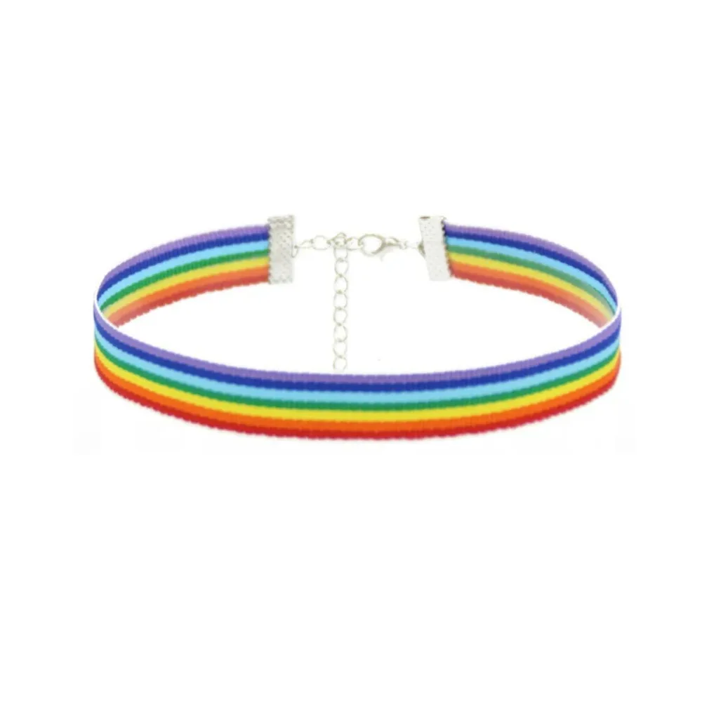 FSUNION 2025 New Fashion Pride Choker Necklace Women Lace Ribbon Collar Pendant Jewelry Gifts