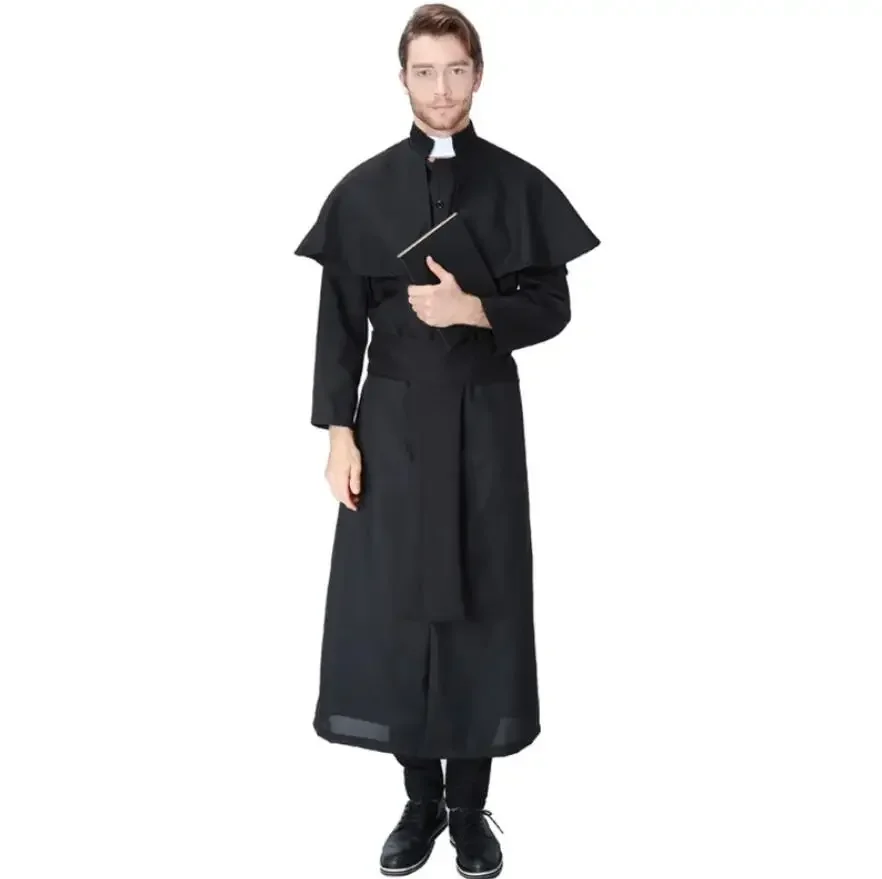 

Ролевая форма M-XL, мужской костюм священника на Хэллоуин, маскарад, косплей, костюм Иисуса