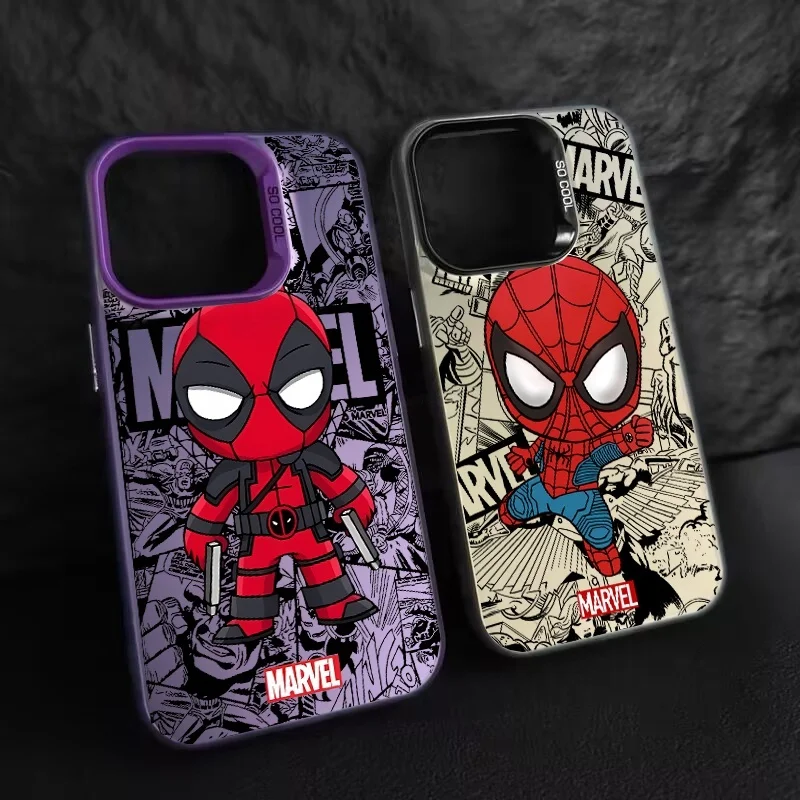 

Чехол Marvel Spider Man Deadpool Groot для Xiaomi Redmi 15C A3 A5 12 12C 13C 13 14C 10 10C 10 9A Note 8 9S 10S 9 10 Pro Cover