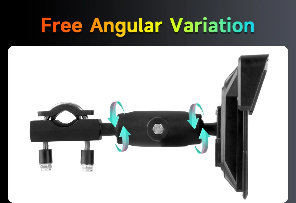 5/7 zoll IPX7 Wasserdichte Motorrad Tragbare Navigation GPS Motorrad Drahtlose Carplay Android Auto Moto Display Screen Monitor – Detail 23