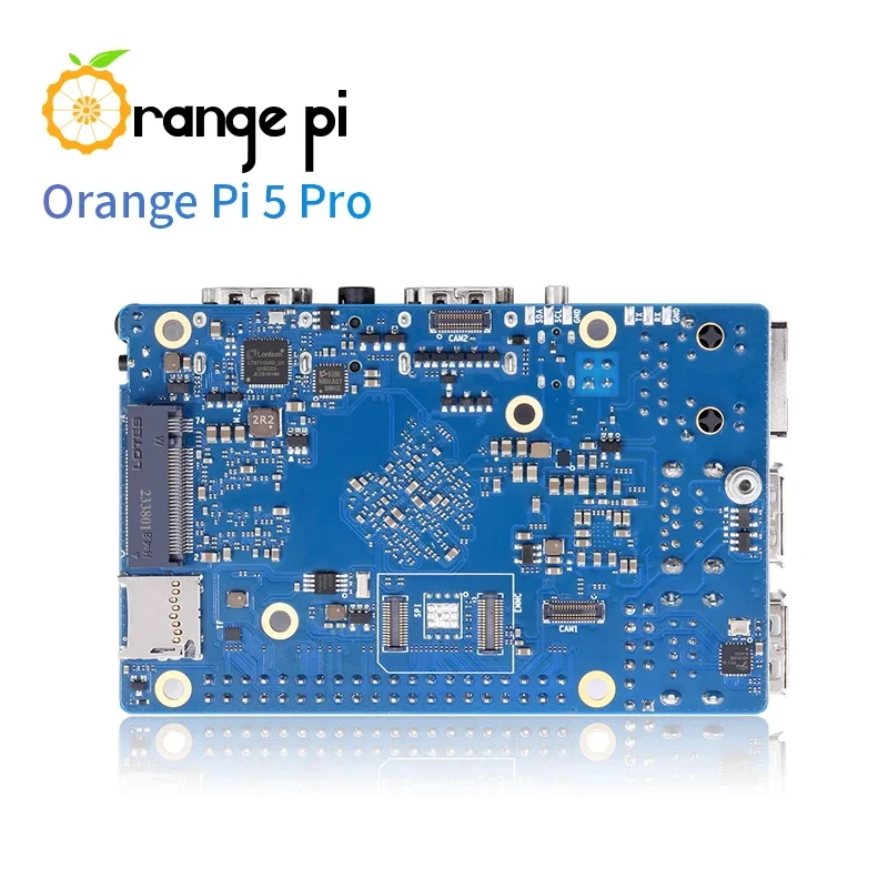 Orange Pi 5 Pro 16GB RAM Rockchip RK3588S 8-Core 64-Bit Wi-Fi 5 + BT5.0 M.2 ranura para M-KEY Gigabit Ethernet Mini PC Placa de desarrollo