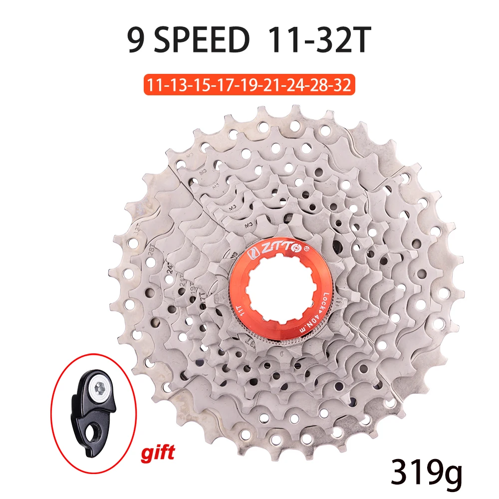 ZTTO MTB Bicycle 9 Speed Cassette 9s 11-32/36/40/42/46/50T