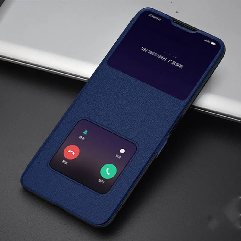 

For Xiaomi Redmi 12C Case Luxury View Window Magnetic Flip Case For Funda Redmi 12C PU Leather Cover Redmi12C Phone Cases