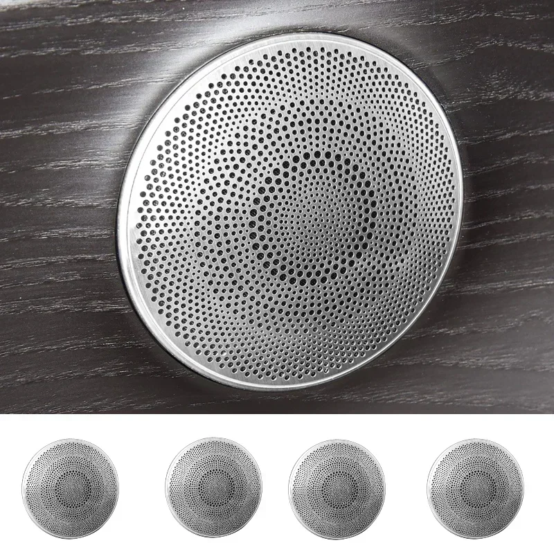 

OLANGDA OLANGDA 4 Pack For Mercedes Benz W213 E W205 C X253 GLC Class Door Audio Cover Speaker Decor Speaker Decor Interior Acce