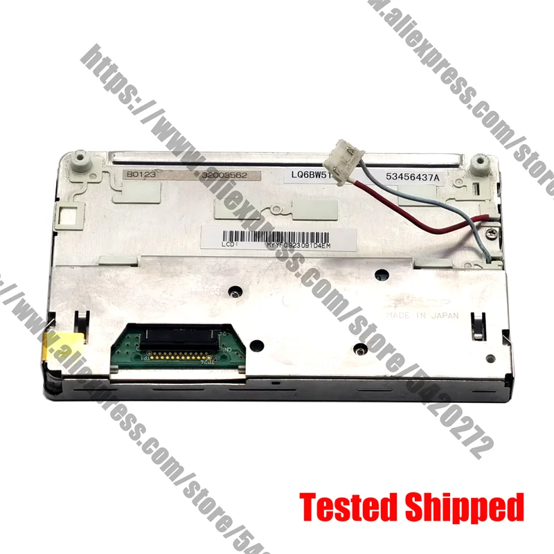 

100% Original 5.8 Inch 480*234 Test LQ6BW51N LQ6BW50N LQ6BW50M Car GPS Navigation LCD Panel Screen Display