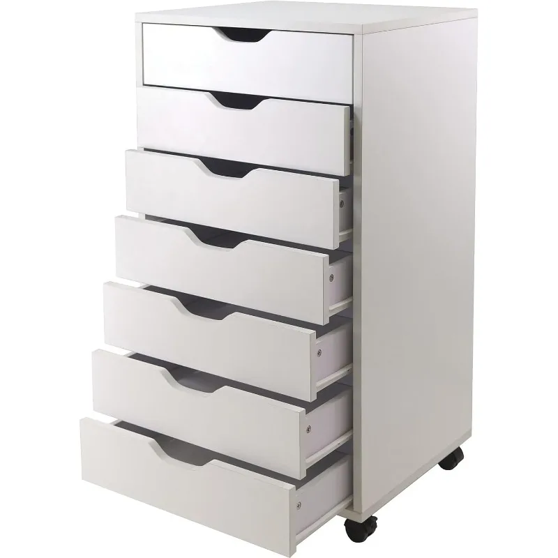 

Halifax 7-Drawer Composite Wood Cabinet, White (10792)