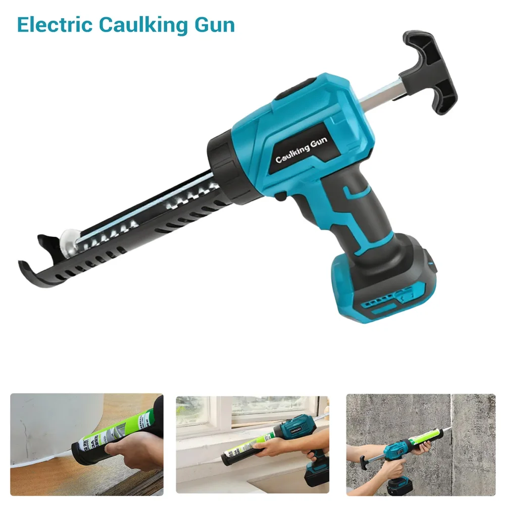 

Electric glass glue gun 4-speed wireless glass glue filling window door repair sewing gun For Makita Battery