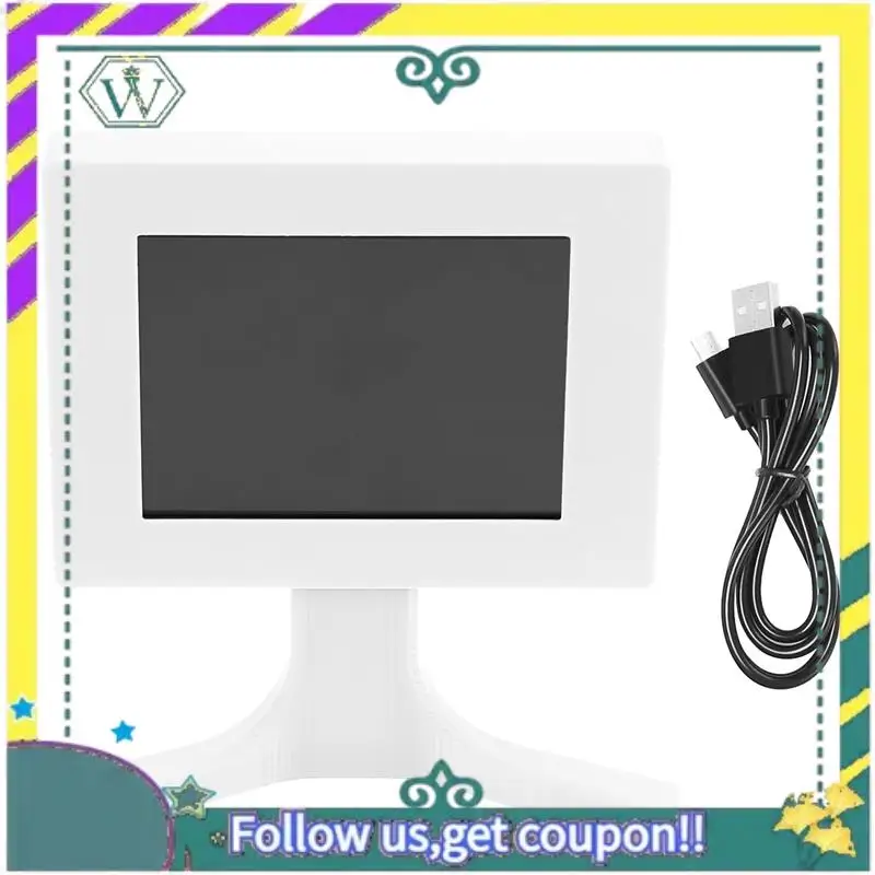 새로운 Nerdminer V2 56Kh/S 2.8 인치 LCD 디스플레이 Nerdminer Bitcoin Crypto Solo 복권 데스크 광부 Cryptocurrency Miner