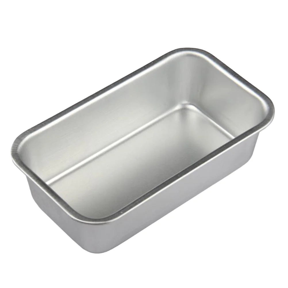 4 Pcs Metal Bread Pans Brownie Tin with Dividers Mini Gumball Machine Wedding Baking Tray