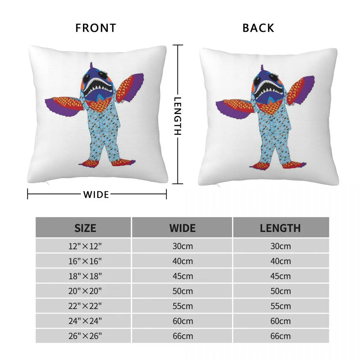 Masked Singer Piranha Danny Jones Square Pillowcase Polyester Linen Velvet Printed Zip Decor Bed Cushion Cover