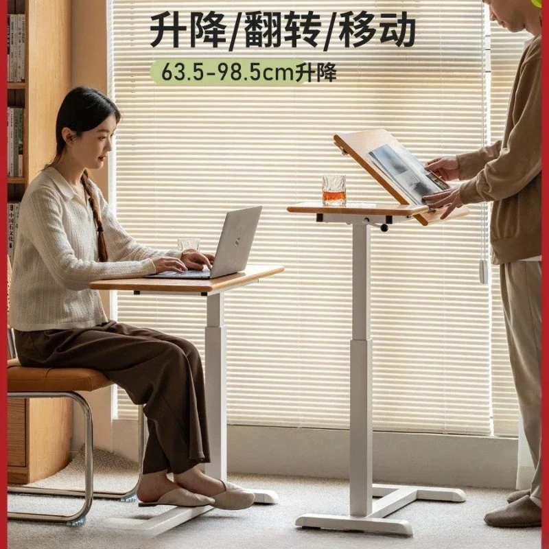 Picture 3: Solid wood desk, simple study household small apartment