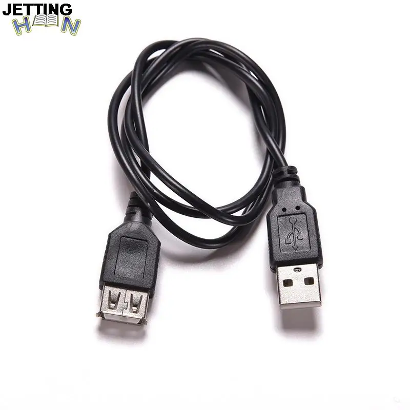 

JETTING 1PC USB 2.0 A Male To A Female USB Cable Extension 50CM USB Data Charge Power Cable Cord Extended Converter Connector