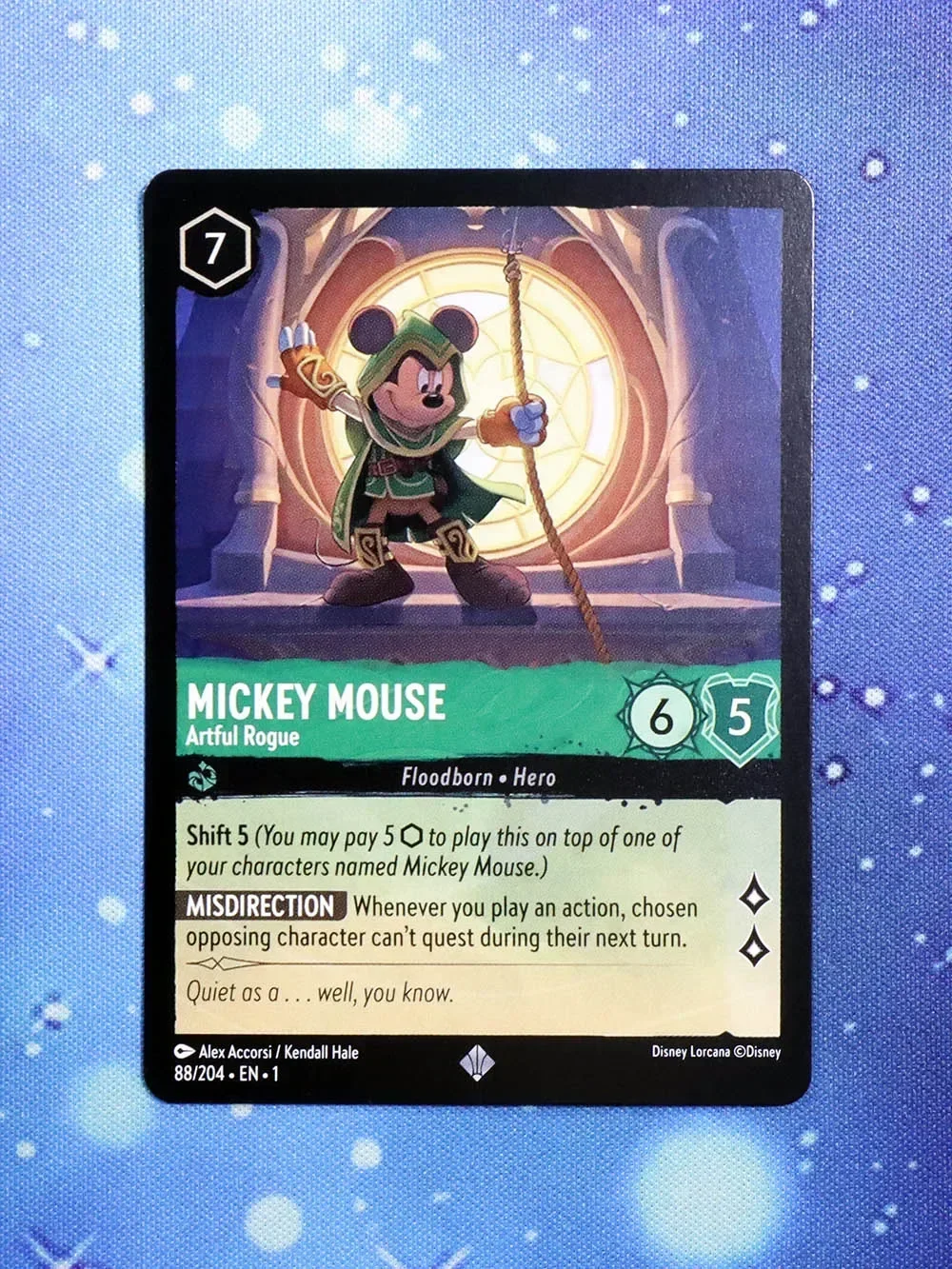 Disney Lorcana Proxy THE INKS EMERALD NoneFoil –mickey mouse hans kuzco mother gothel john silver beast TCG Game Cards