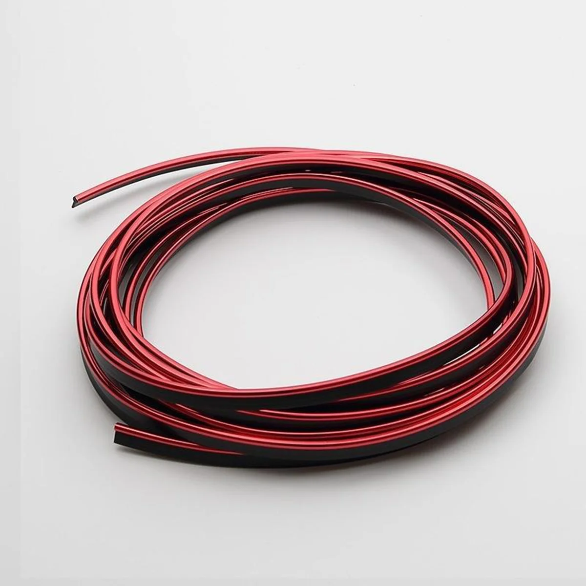 

Car Styling 196.8inch 5M Car Interior Mouldings Decorative Filler Strip AUTO Seal Trim Strip (Electroplating Red)