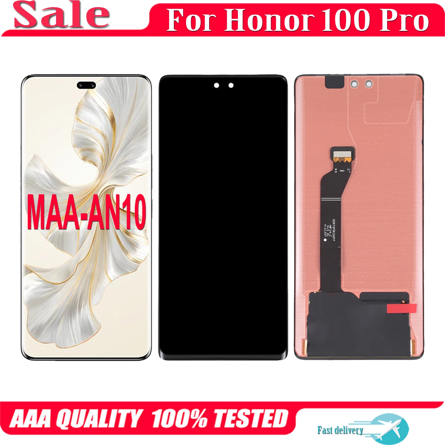 

6.78'' Original For Huawei Honor 100 Pro MAA-AN10 LCD Display Touch Screen Digitizer Assembly For Honor100 Pro LCD