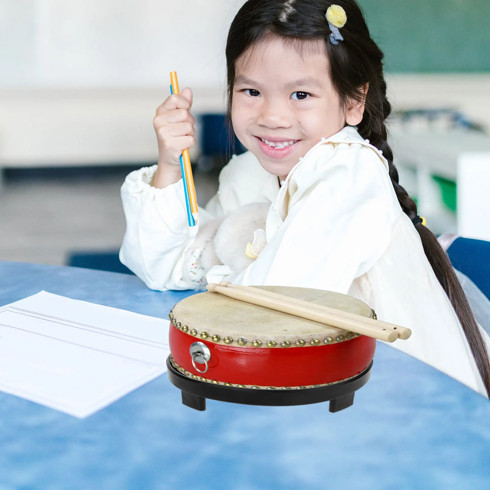 

3 Pcs Ground Drum Accessories 8-inch Floor Stable Foot Percussion Replacements Orff Music Part Plastic Feet Accessory