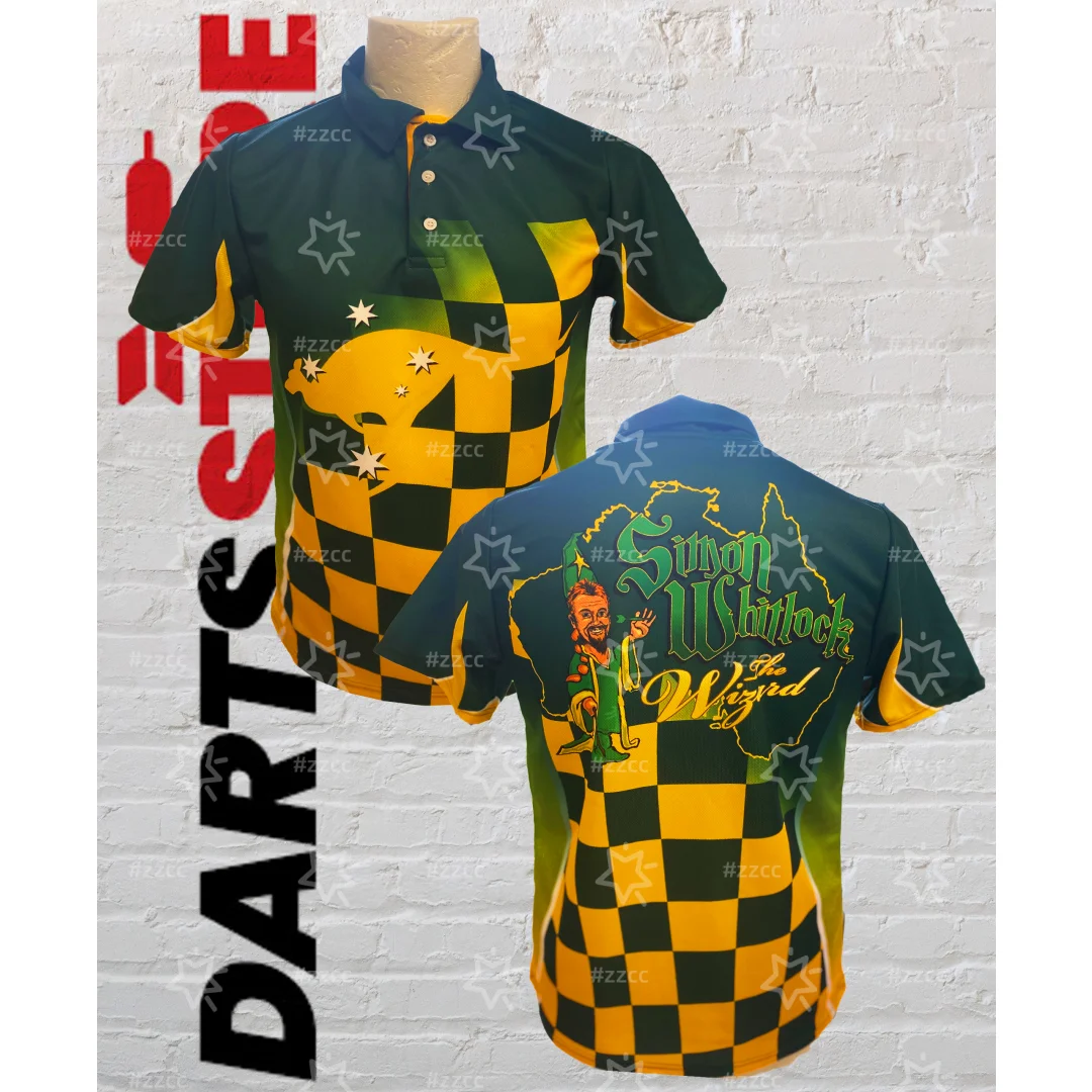

Футболка Simon Whitlock Darts POLO, спортивная футболка с 3D-печатью, быстросохнущая, мужская футболка, детская одежда, футболка Y2k для женщин
