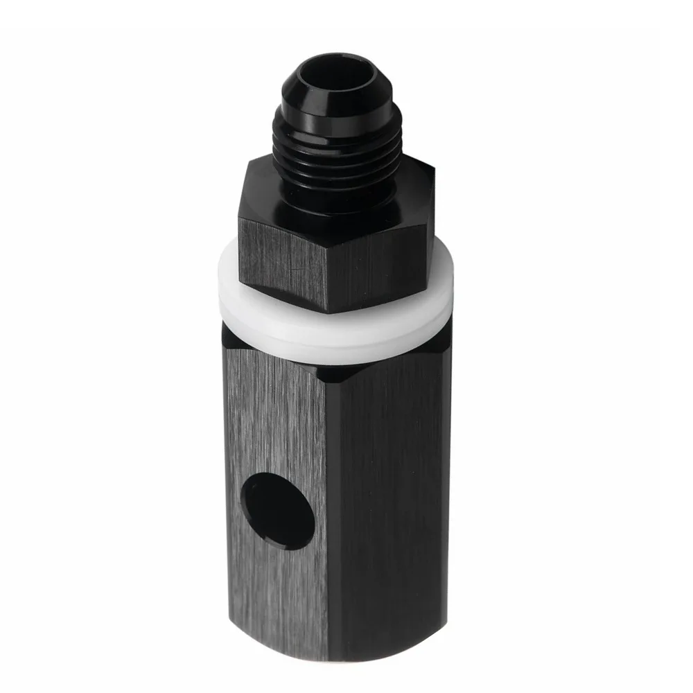 

​6AN 7AN 8AN Rollover Valve Aluminum Fuel Cell Tank Mounted Hose Line Fitting Black AN6 Tip Roll Over Valves