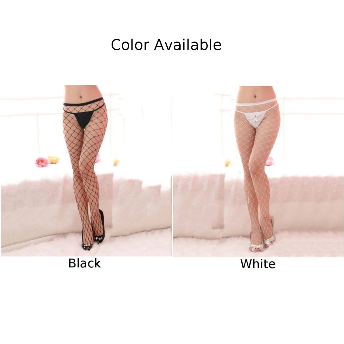 مريح الجوارب الموضة امرأة الملحقات الصيد صافي الملابس الداخلية عالية الخصر منظور طويل مثير الجوارب جوارب طويلة يوميا #5