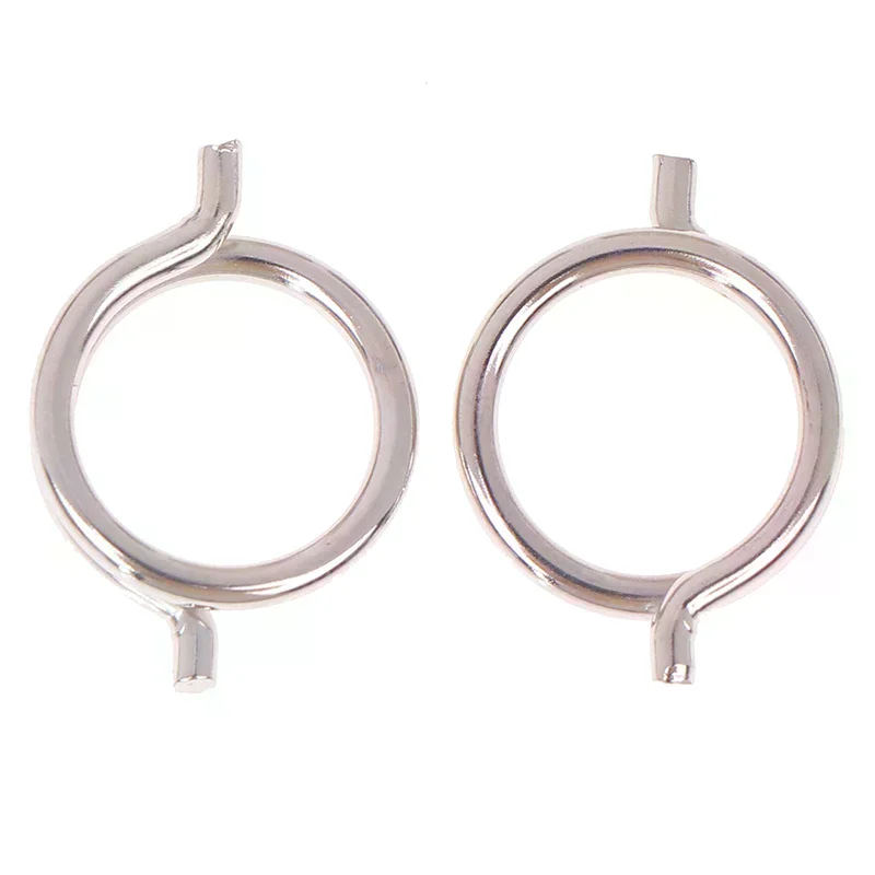 2pc Chicken Bone Scissors Accessories Spring Wire Diameter 1.8mm Outer Diameter 15mm Nickel Plated Steel Torsion Spring